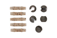 Kit de perles héli en tungstène Edges Tubing - 5 pièces - Système hélicoptère sécurisé