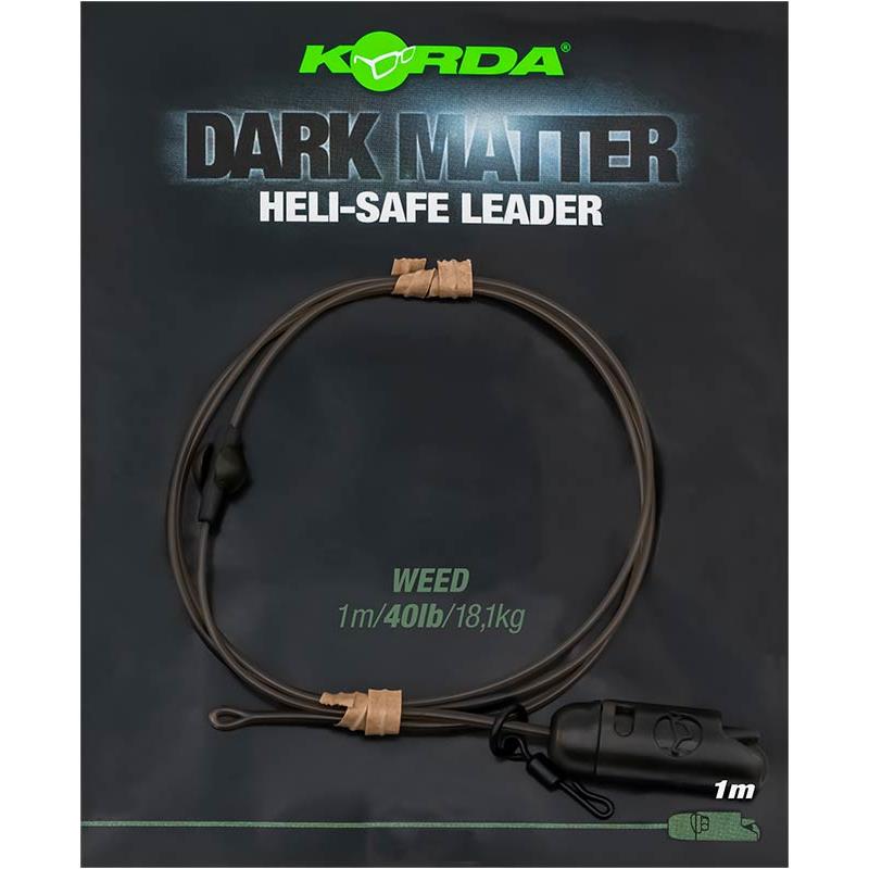 Korda Dark Matter Leader - 100cm - Heli Safe - 40LB - KarperCentrale