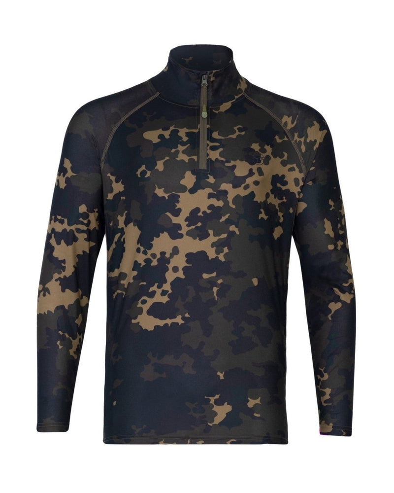 Maillot à fermeture éclair Kool UPF - Camouflage foncé