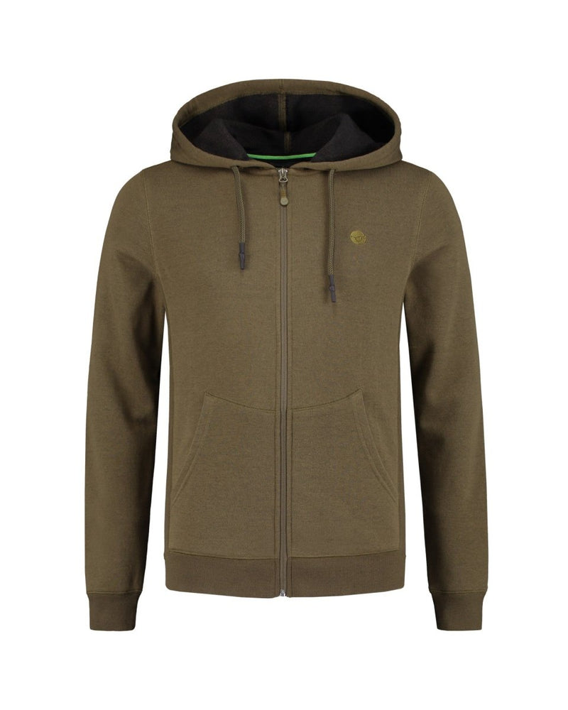 Sweat à capuche zippé Kore Olive
