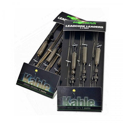 Korda Leadcore Leader - 100cm - Heli - 3 stuks - KarperCentrale