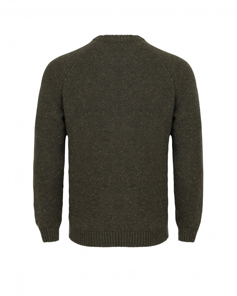 Pull tricoté Mindset Fisherman - Olive foncé