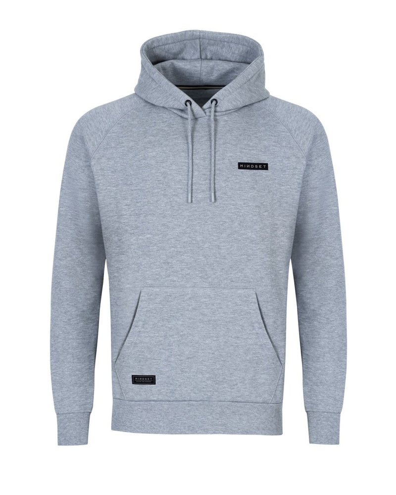 Mindset - Sweat à capuche Patch - Gris chiné