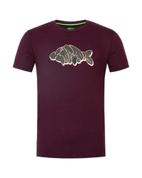 Korda Outline - T-Shirt - Burgundy - KarperCentrale