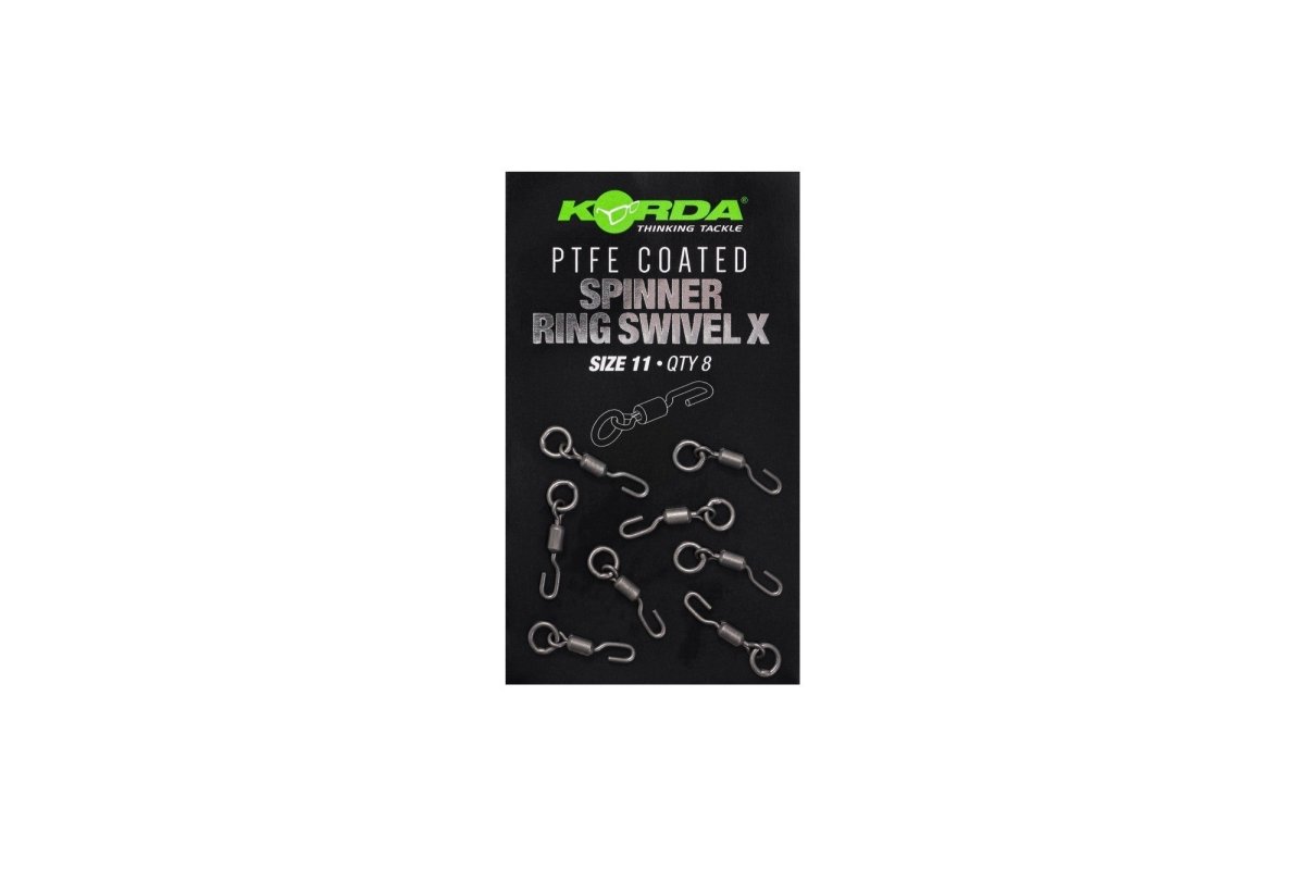 Korda PTFE Spinner Ring Swivel X - Size 11 - KarperCentrale