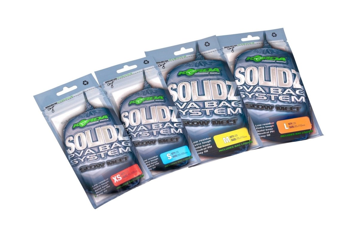 Korda Solidz - Slow melt - PVA Bags - KarperCentrale