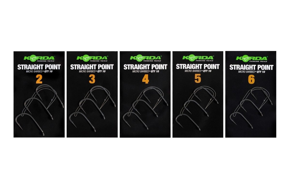 Korda Straight Point - Barbless - KarperCentrale