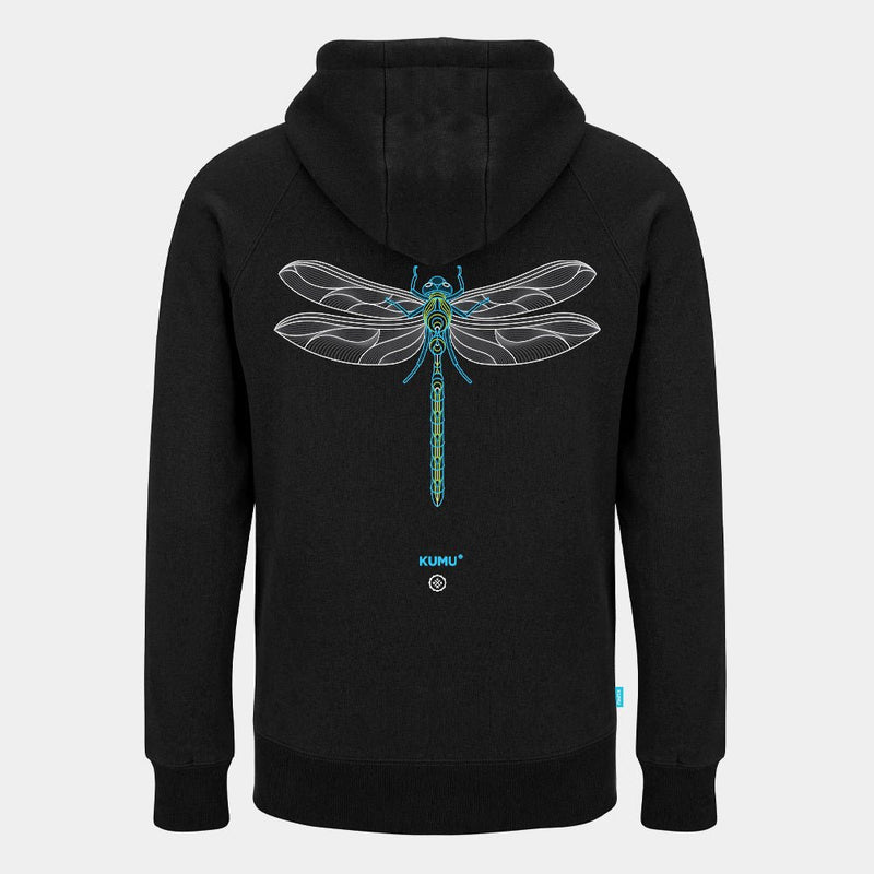 Sweat à capuche Empereur - Bleu électrique et vert