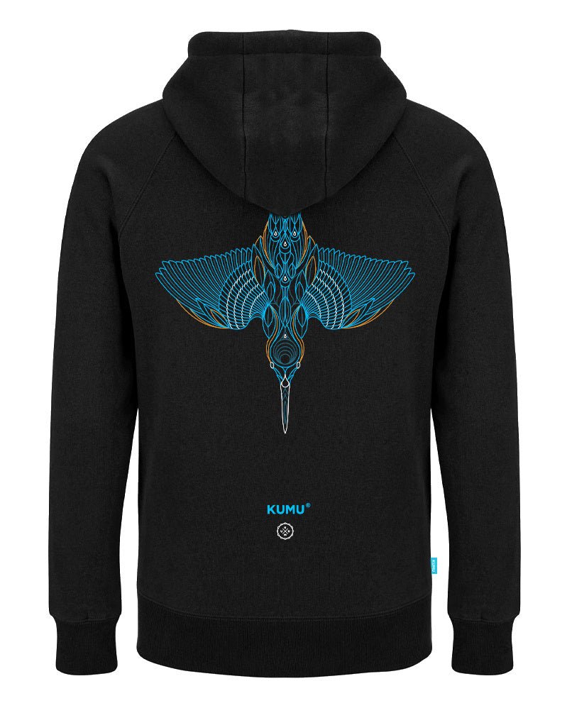 Sweat à capuche Take Flight - Design Martin-pêcheur