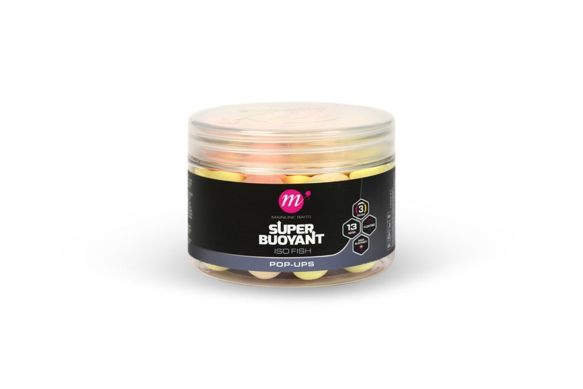 Mainline ISO Fish - Super Bouyant - 13mm - Pop - ups - mixed colours - KarperCentrale