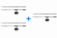 Catch Pro II Carp Combo - Canne 10ft + Molen - 2+1 offert