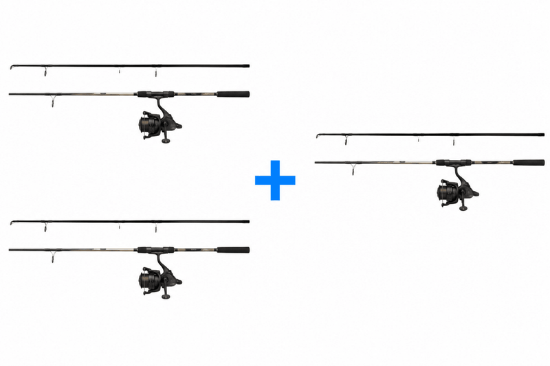 Catch Pro II Carp Combo - Canne 10ft + Molen - 2+1 offert