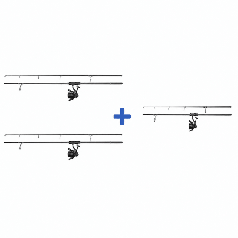 Canne Charger Carp 10ft 3.00lb + Moulinet - 2+1 offert