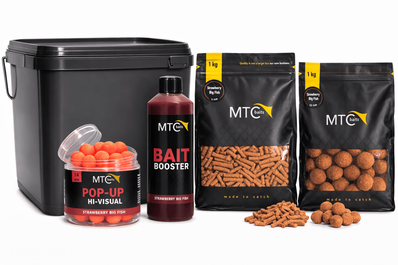 Strawberry Big Fish - Pack Session de Boilies