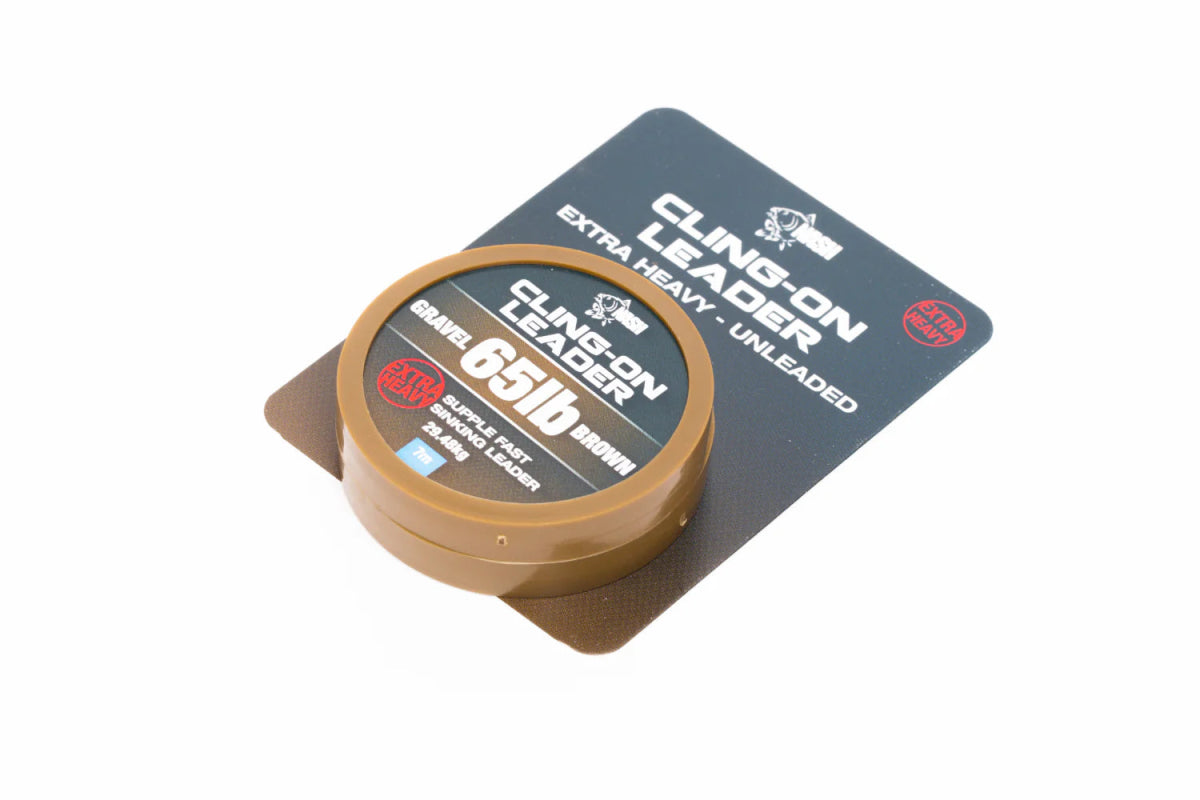 Nash Tackle Cling - On Unleaded Leader - Gravel - KarperCentrale