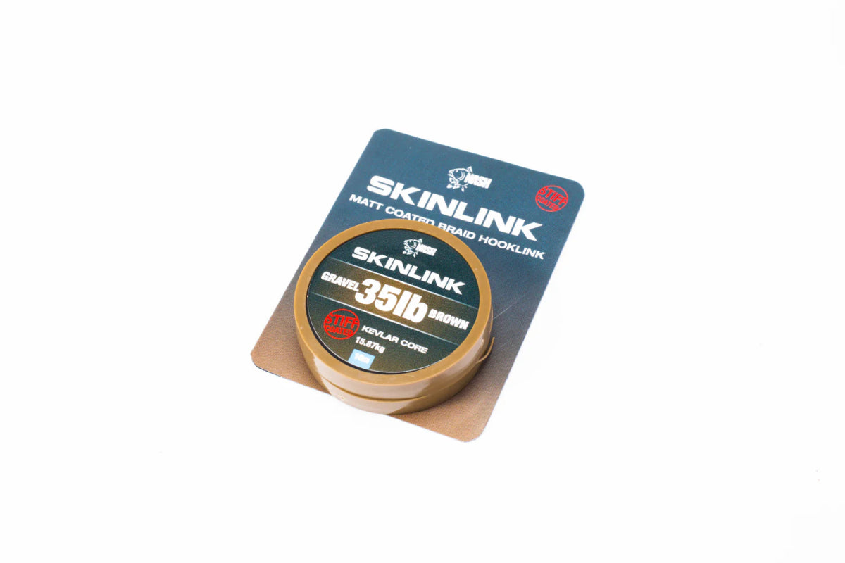 Nash Tackle Skinlink Stiff - Gravel - 10m - KarperCentrale
