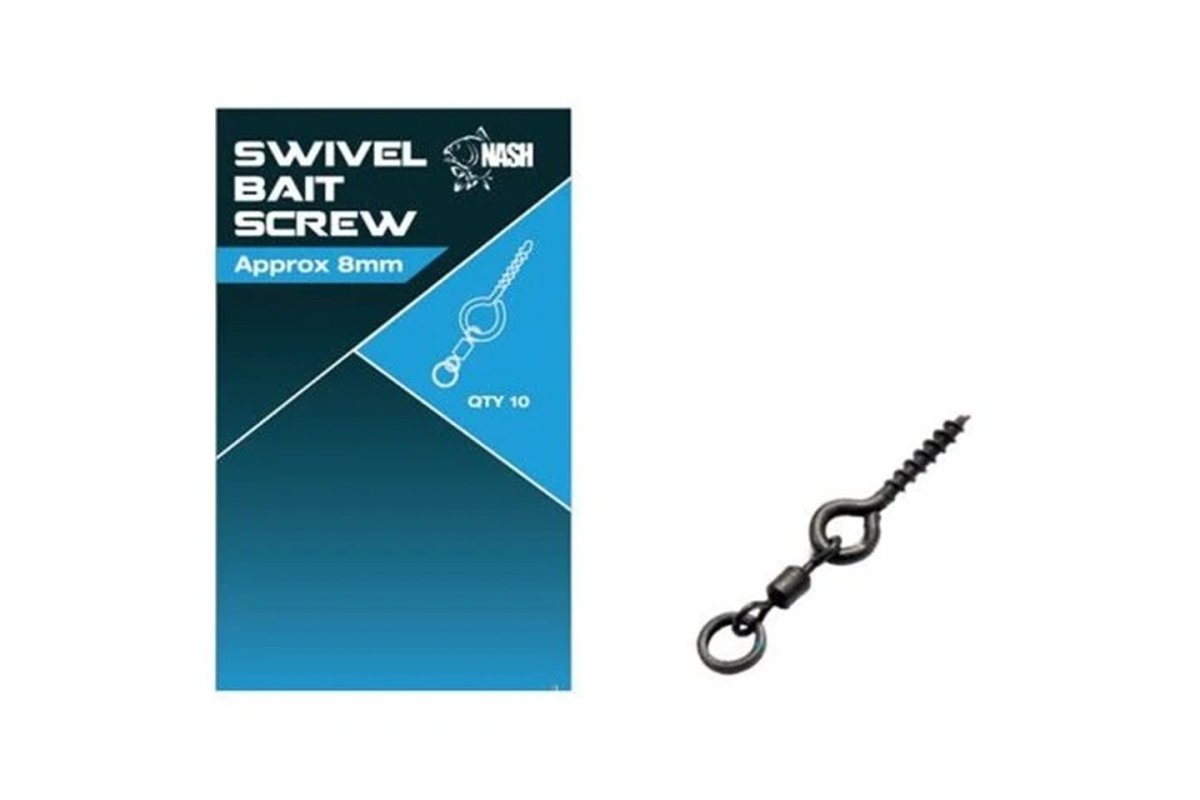 Nash Tackle Swivel Bait Screw - 13mm - KarperCentrale