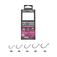 Nytro NTO - B2 Barbless Method Latex Bait Band Rig - 10cm - KarperCentrale
