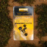 PB Products Downforce Tungsten - Sliding naked chod bead & swivel - KarperCentrale