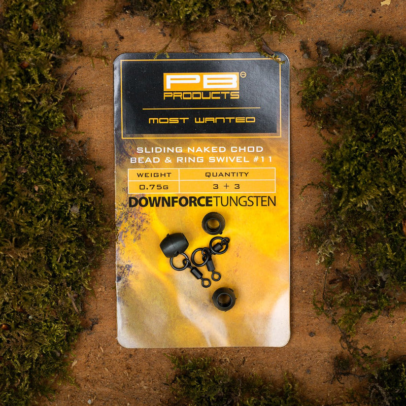 Downforce Tungstène - Perle nue coulissante pour chod et émerillon