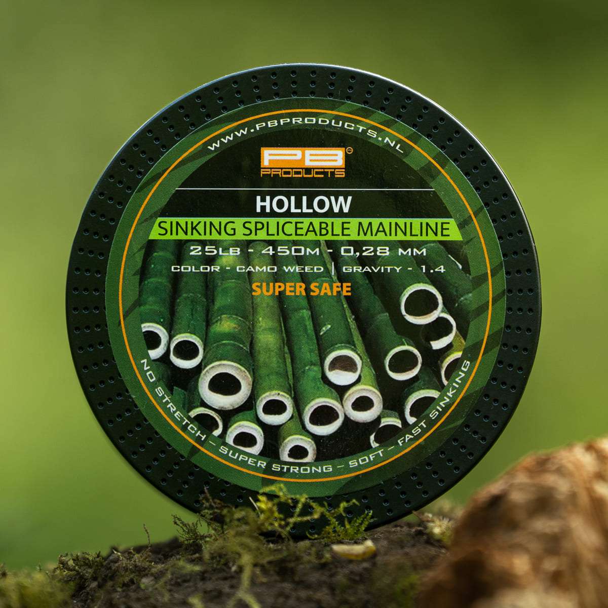 PB Products Hollow Braid - 25LB - 450M - Spliceable mainline - KarperCentrale