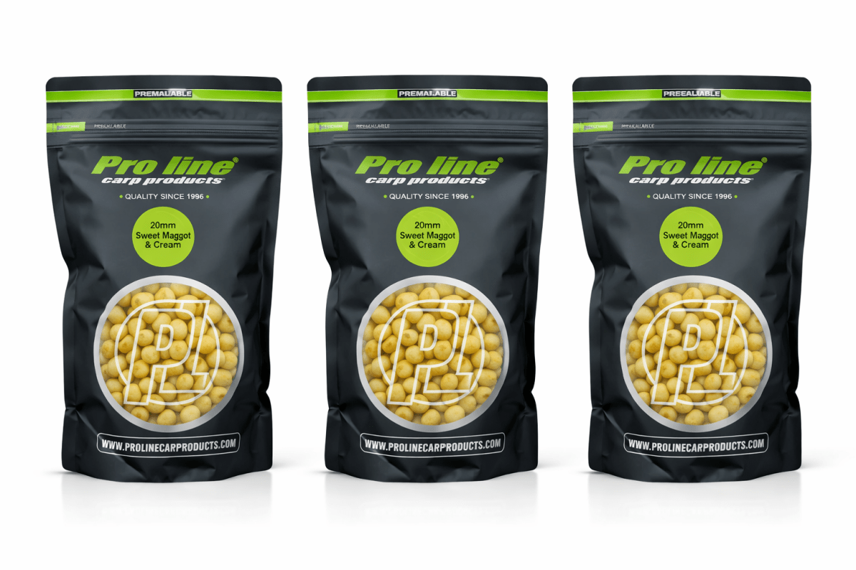 Proline 15kg Sweet Maggot & Cream Boilies - Bulk Deal - KarperCentrale