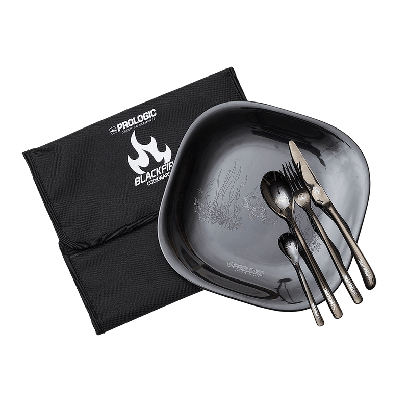 BlackFire - Ensemble Dîner - Avec Design Carpe