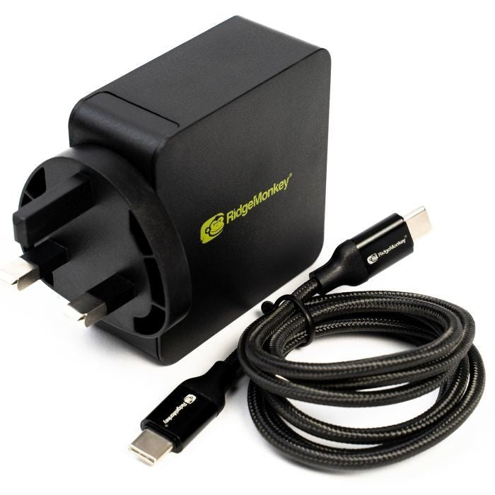 RidgeMonkey Vault 60W USB - C Power Delivery Mains Adaptor - KarperCentrale