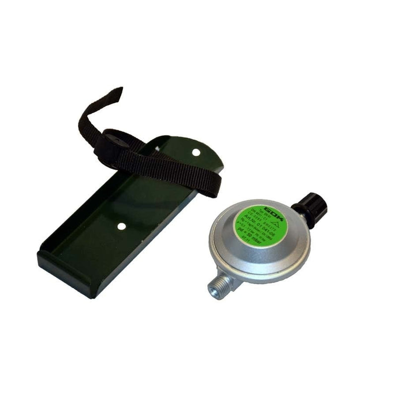 Raccord à filetage pour bouteille de gaz et support