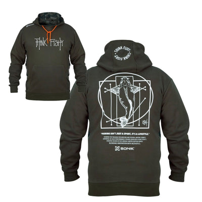 Sonik Sports Hoody - Think Fishy Art - KarperCentrale