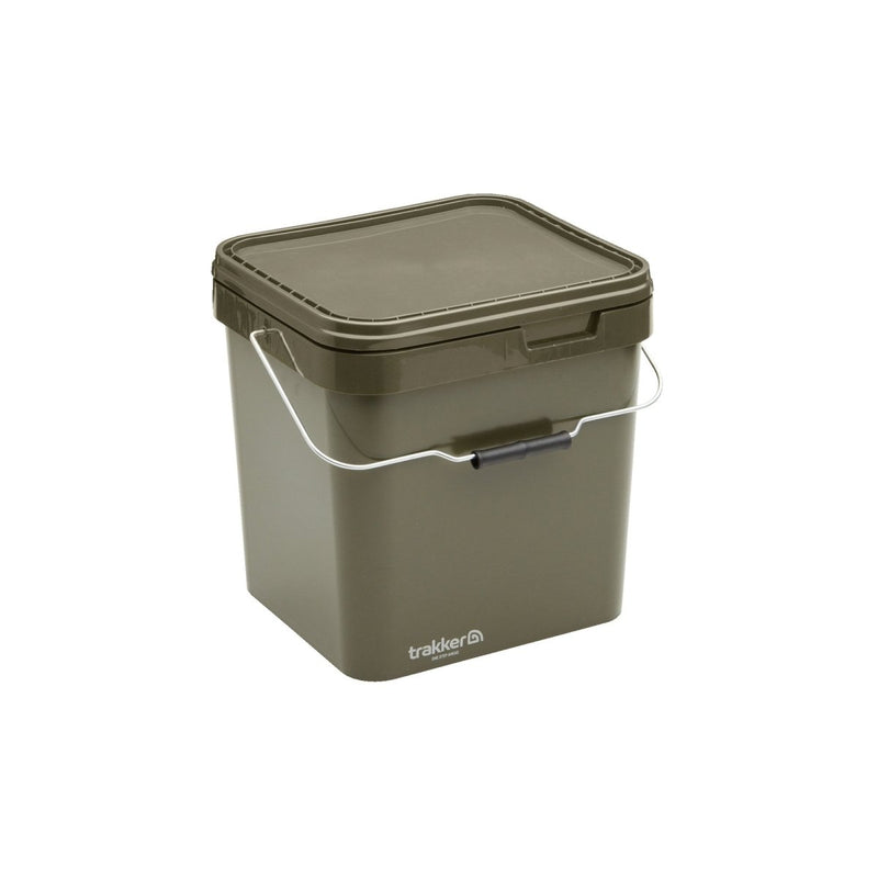 Récipient carré olive - 17 litres