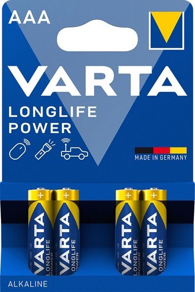 Varta AAA - Batterij - Triple A - 4 pcs - KarperCentrale