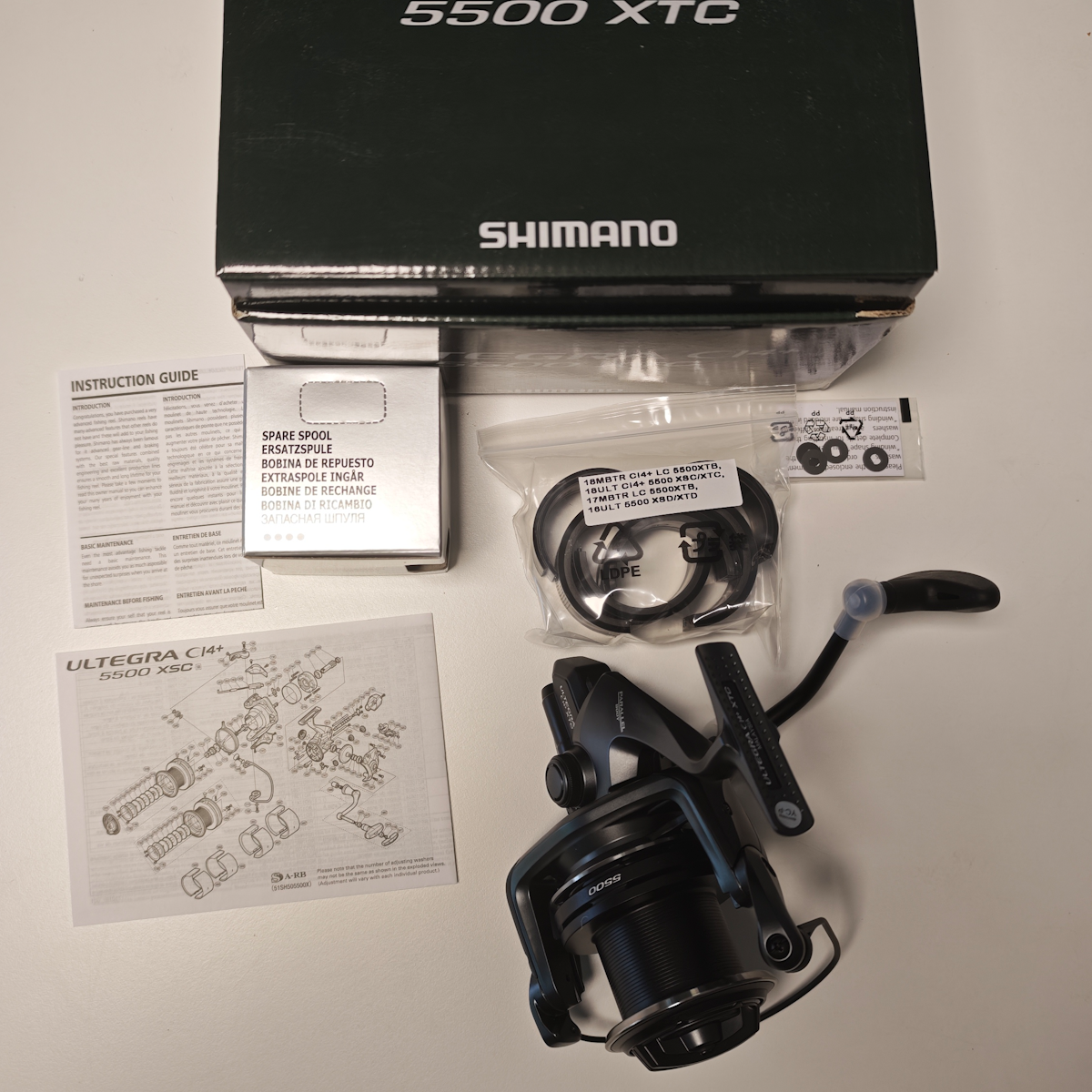 Qu'y a-t-il dans la boîte ? – Ultegra - Ci4+ 5500 XTC